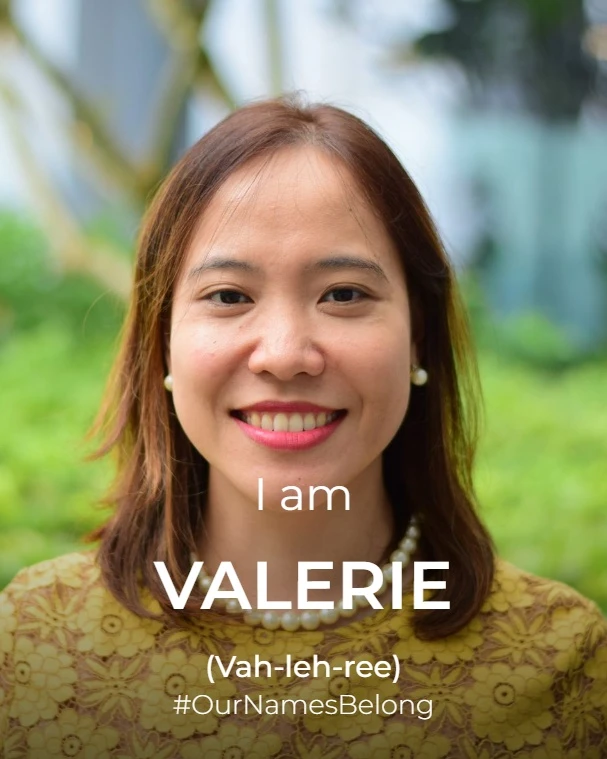 Photo of Valerie, phonetically spelt Vah-leh-ree